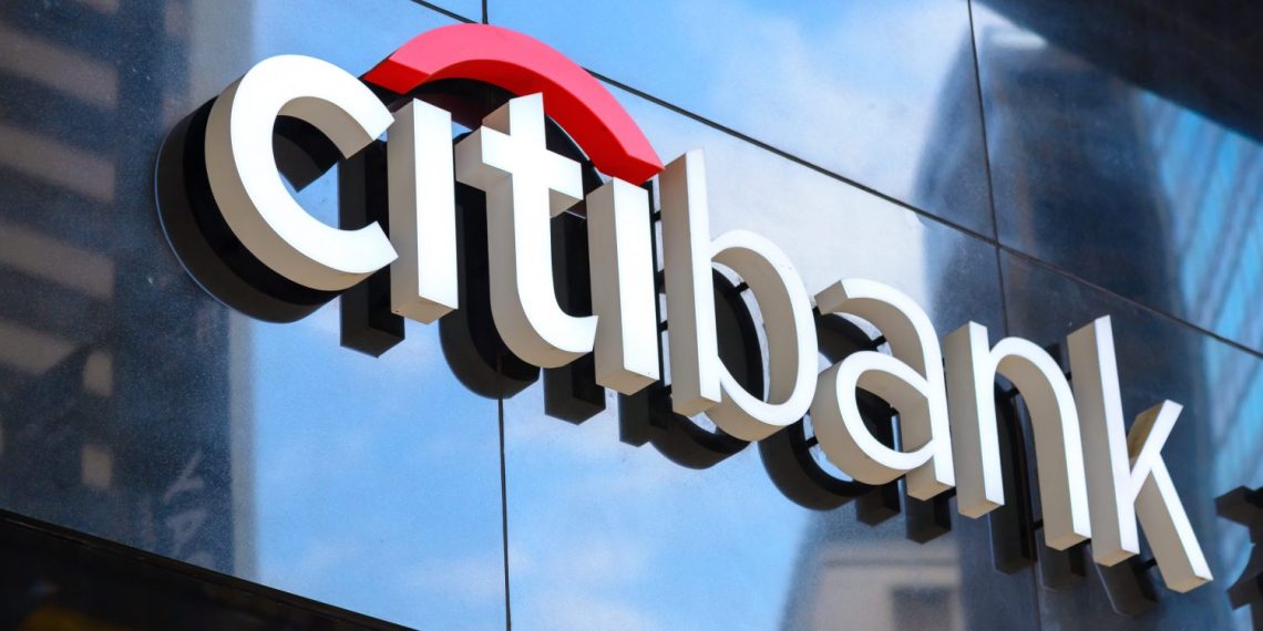 An image depicting the logo or exterior of Citibank, a global financial institution known for banking and financial services.