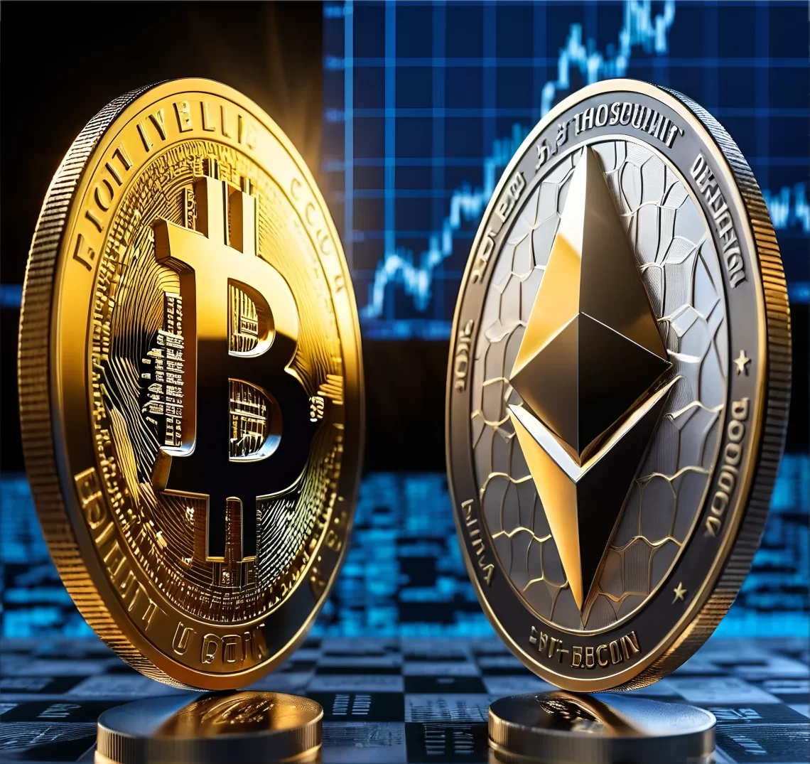Bitcoin Vs Ethereum Price comparison